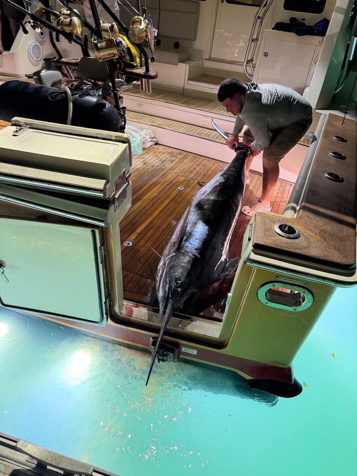 Chef Fran on a charter yacht